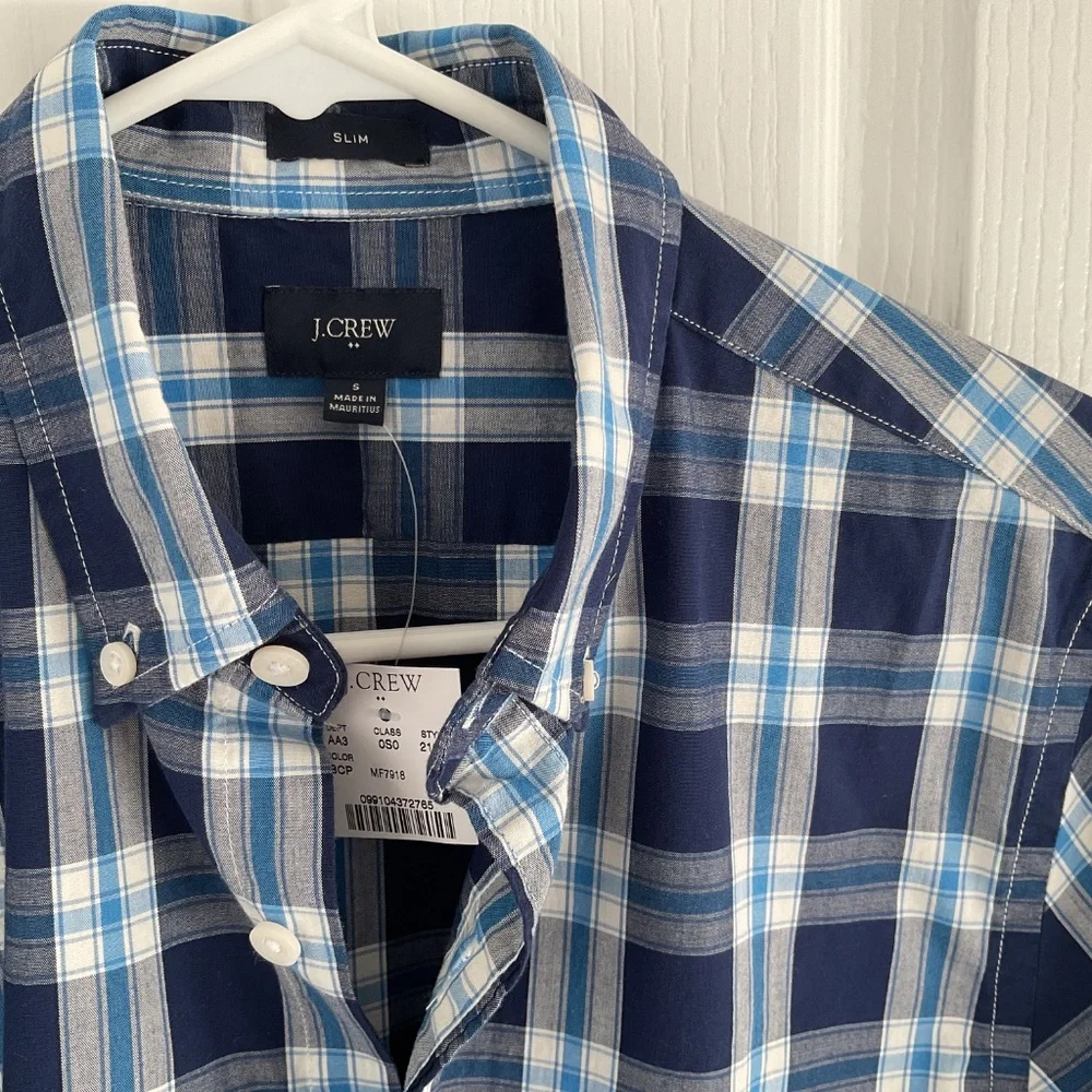 J Crew NWT Men’s Shirt Size S Slim - Picture 2 of 5